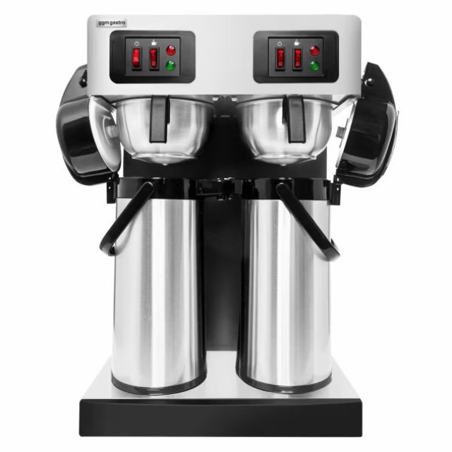 Profi-Kaffeemaschine mit 2 Isolierkannen
