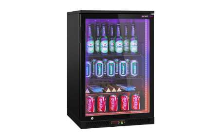 Bar-Kühlschrank klein mit RGB LED-Beleuchtung